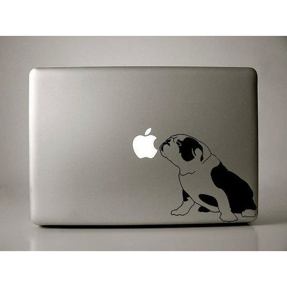 English Bulldog Decal for 13" Macbook