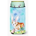 thumbnail image 1 of English Bulldog Easter Bunny Tall Boy Beverage Insulator Hugger, 1 of 1