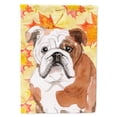 thumbnail image 1 of English Bulldog Fall Garden Flag, 1 of 5