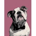 thumbnail image 1 of English Bulldog Glasses Suit Canvas Print Wall Art for Living Room Bedroom Office Dining Room Cafe Hallway Decor, 1 of 8