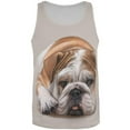 thumbnail image 1 of English Bulldog Live Forever All Over Adult Tank Top - Large, 1 of 2