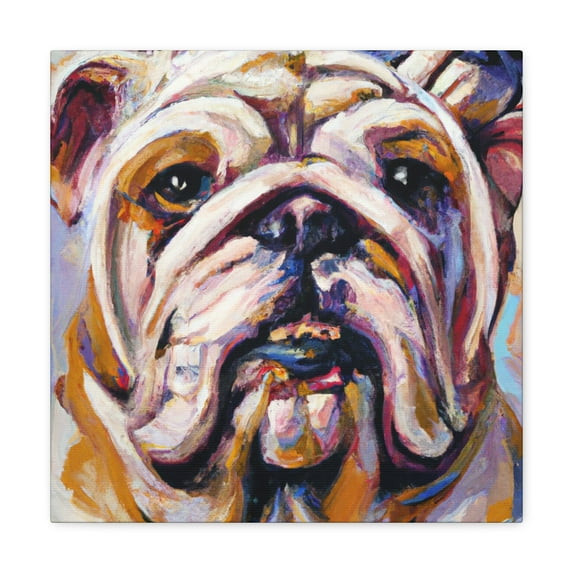 "English Bulldog Majestic" - Canvas