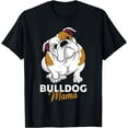 thumbnail image 1 of English Bulldog Mama Cute Dog Mom Funny Gift Softstyle Unisex T-Shirt, 1 of 5