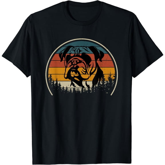 English Bulldog Retro T-Shirt