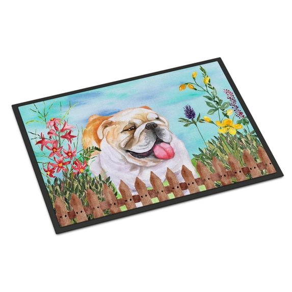 English Bulldog Spring Door Mat