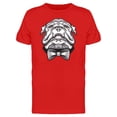 thumbnail image 1 of English Bulldog With A Bow Tie Tee Men's -Image by Shutterstock, 1 of 1