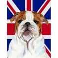 thumbnail image 1 of English Bulldog With English Union Jack British Flag Flag Garden Size, 1 of 1