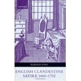 thumbnail image 1 of Pre-Owned English Clandestine Satire, 1660-1702 (Hardcover) 019925561X 9780199255610, 1 of 1