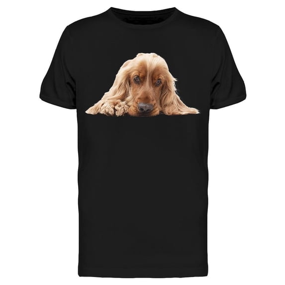 English Cocker Looking At Front Tee Men's -Image by Shutterstock