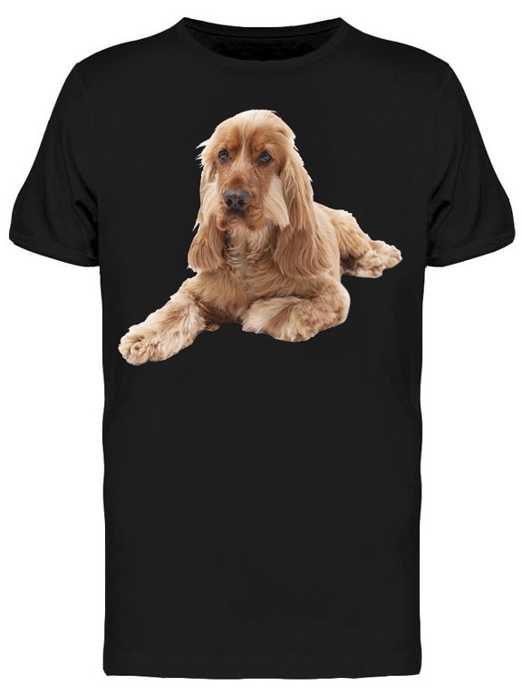 English Cocker Posing T-Shirt Men -Image by Shutterstock, Male Medium