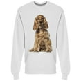 thumbnail image 1 of English Cocker Sitted Sweatshirt Men -Image by Shutterstock, Male Small, 1 of 2