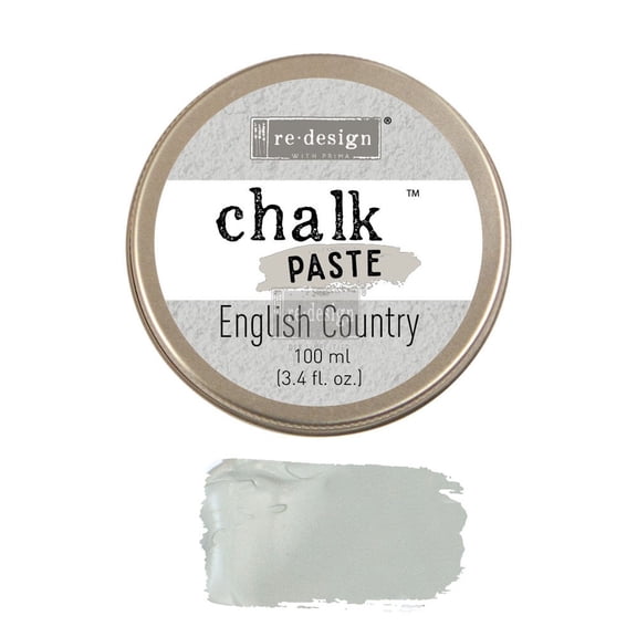 English Country, Re-Design Chalk Paste by Prima Marketing Inc. Fast Dry 3.4 fl. Oz
