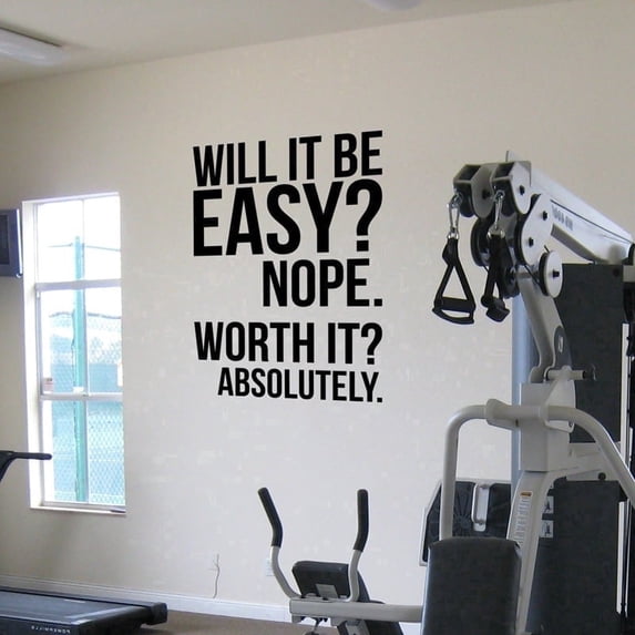 English Decorative Wall Stickers, PVC Quote Wall Decals for Living Room, Bedroom, Entryway Home Decor, Modern European & American Style