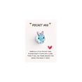 thumbnail image 1 of English Encouragement Bunny Pocket Card with Inspirational Message, Mini Desktop Decorative Blessing Gift Card for Friends Family Coworkers, 1 of 5