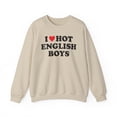 thumbnail image 1 of English England Wife Girlfriend Husband Sweatshirt Gifts Crew Neck Shirt, 1 of 3