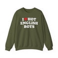thumbnail image 1 of English England Wife Girlfriend Husband Sweatshirt Gifts Crew Neck Shirt, 1 of 3