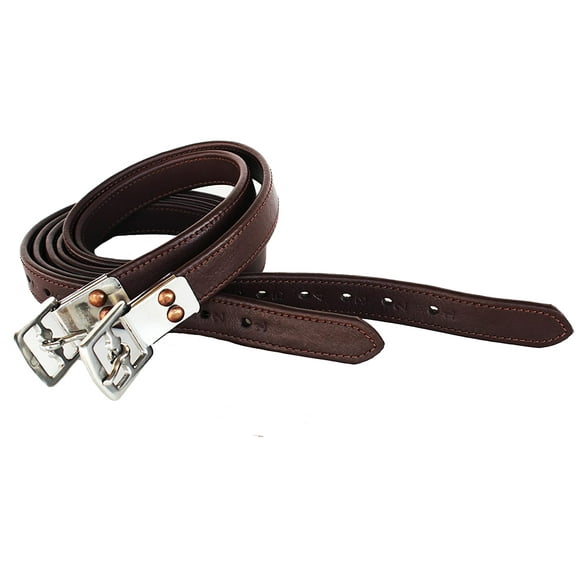 English Equestrian Horse Tack Adult Leather Stirrup Leather 804ST04BR-60
