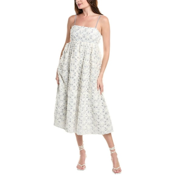 English Factory womens  Midi Dress, m, White