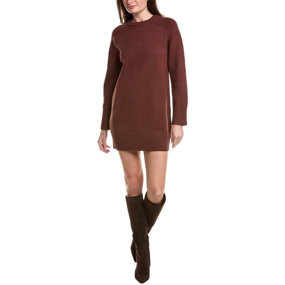 English Factory womens  Mini Sweaterdress, s, Brown