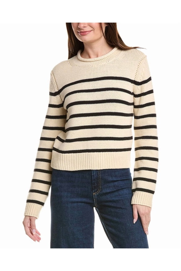 womens  Rollneck Sweater, m, White