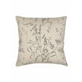 thumbnail image 1 of English Garden Natural Linen Pillow 20x20 Down Alternative, 1 of 1