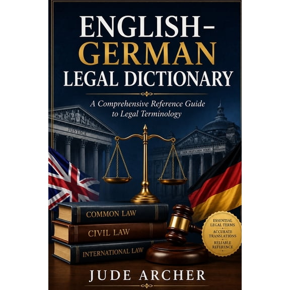 English-German Legal Dictionary: A Comprehensive Reference Guide to Legal Terminology, (Paperback)