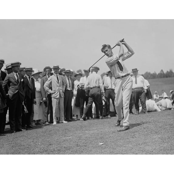 English Golfer Jim Barnes In 1921. He Moved To The U. S. Where He Played Professional Golf From 1906. He Won Four Majors Pga Championship In 1916 And 1919 U.S. Open In 1921 The Open Championship
