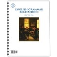 thumbnail image 1 of English Grammar Recitation I: 1 Year Pace Lesson Plans, 1 of 1