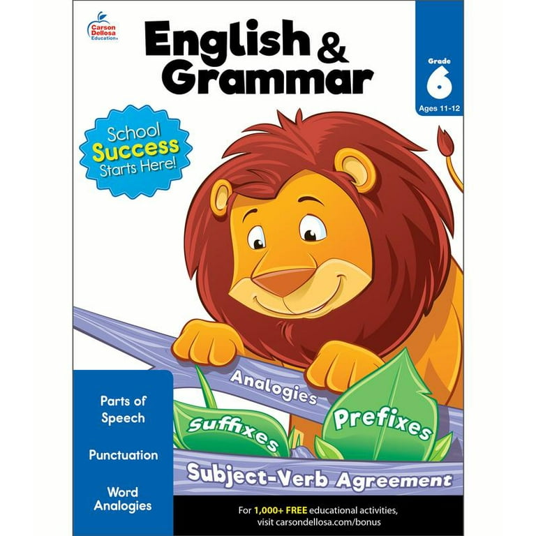 English & Grammar Workbook, Grade 6 (Paperback)