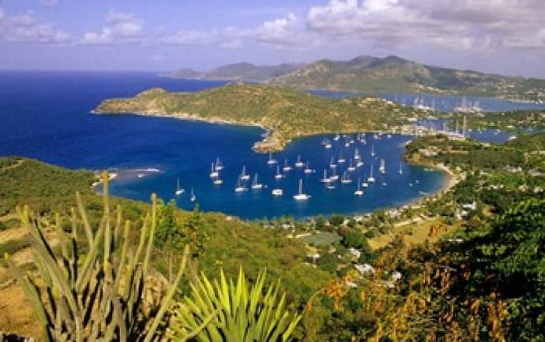English Harbour Antigua Canvas Art - Michael DeFreitas DanitaDelimont (27 x 17)