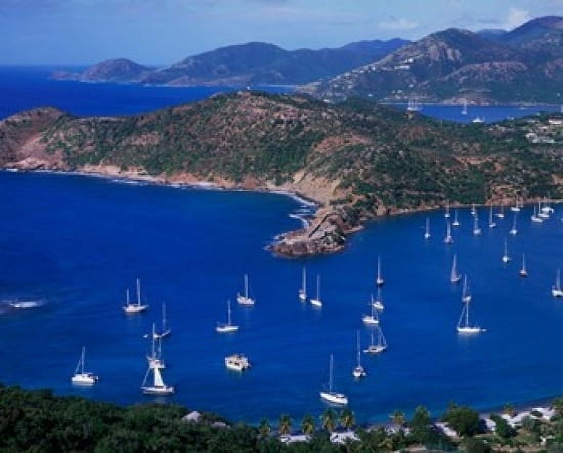 English Harbour Antigua Caribbean Canvas Art - Paul Thompson DanitaDelimont (20 x 16)