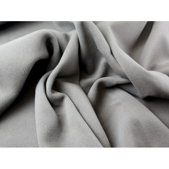 English Herringbone Wool Blend Coat Weight Dress Fabric Mushroom - per yard