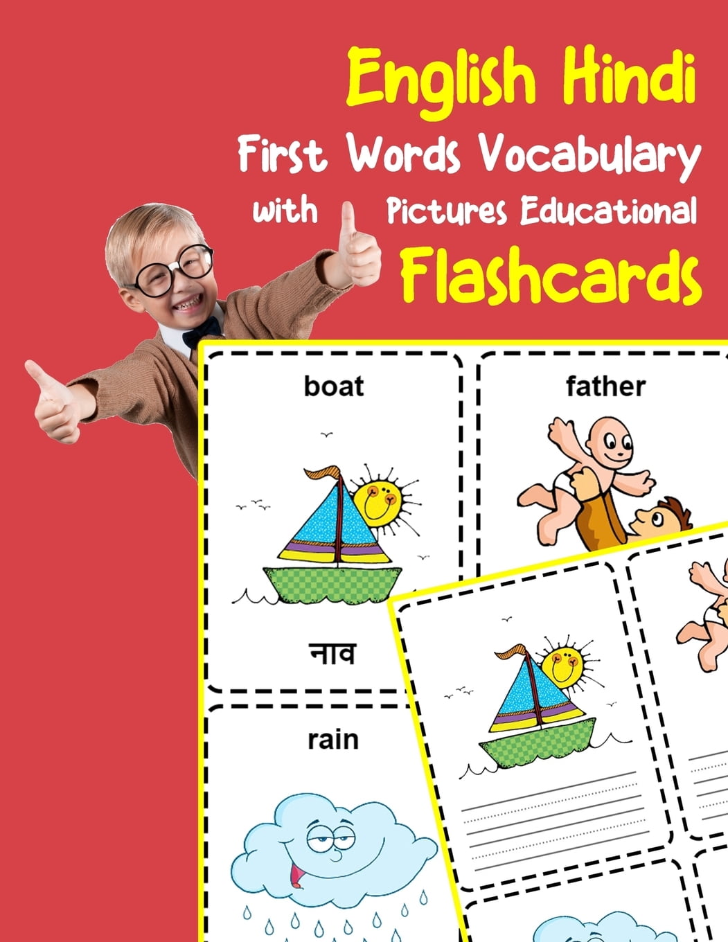 English Hindi First Words Vocabulary with Pictures Educational ...