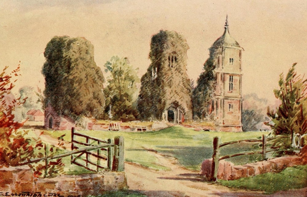 English Homes & Villages 1909 Brambletye Canvas Art - C Essenhigh Corke (24 x 36)