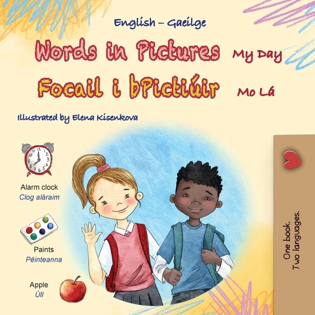 English Irish Bilingual Collection Words in Pictures - My Day (English ...