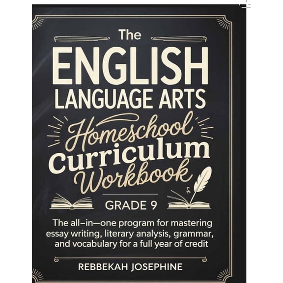 English Language Arts Homeschool Curriculum Workbook Grade 9: The All-in-One Program for Mastering Essay Writing, Litera, (Paperback)