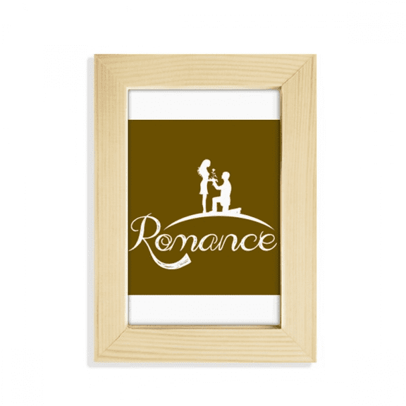 English Language Culture Common Sense Cartoons Desktop Display Photo Frame Picture Art Painting 5x7 inch