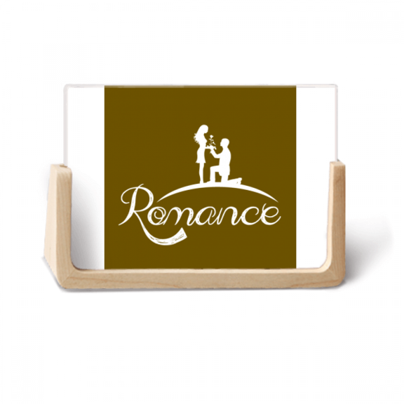English Language Culture Common Sense Cartoons Photo Wooden Photo Frame Tabletop Display