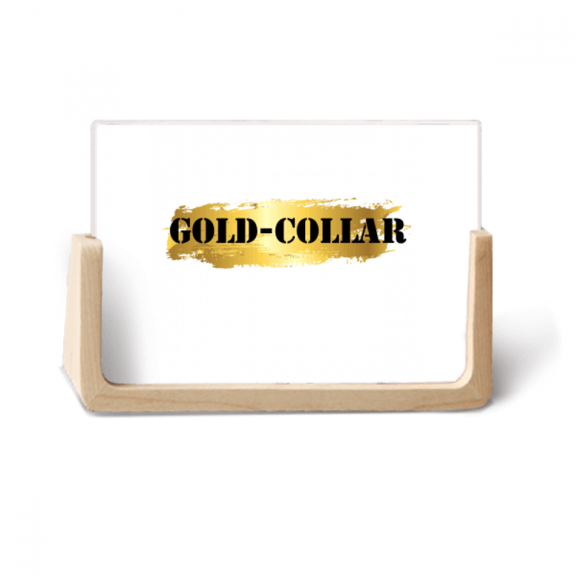 English Language Culture Common Sense Tie Photo Wooden Photo Frame Tabletop Display
