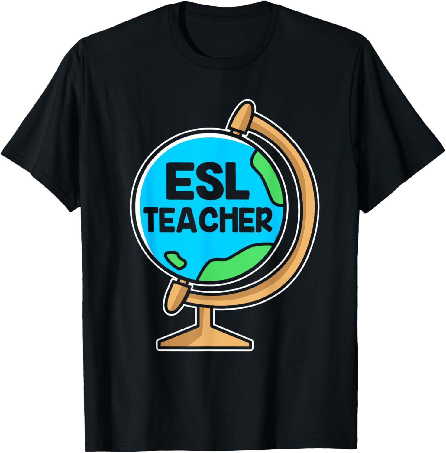 English Language ESL Teacher Globe T-Shirt - Walmart.com