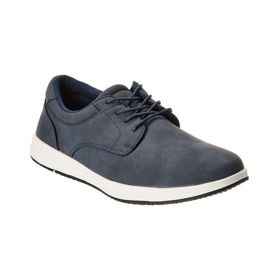 English Laundry Caleb Leather Sneaker, 13, Blue