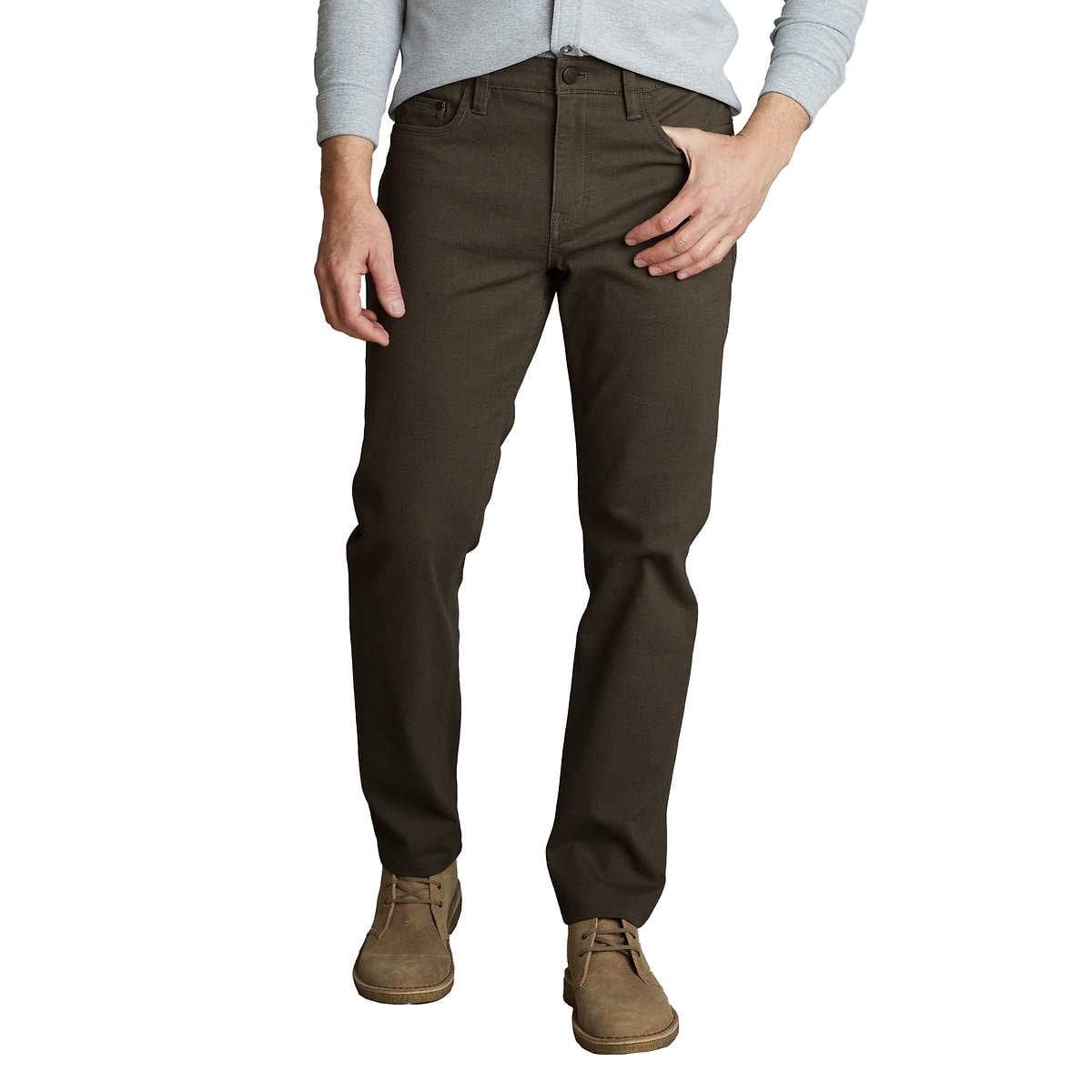 English Laundry Men's 365 5 Pocket Pant Straight Fit, Green, 40x30