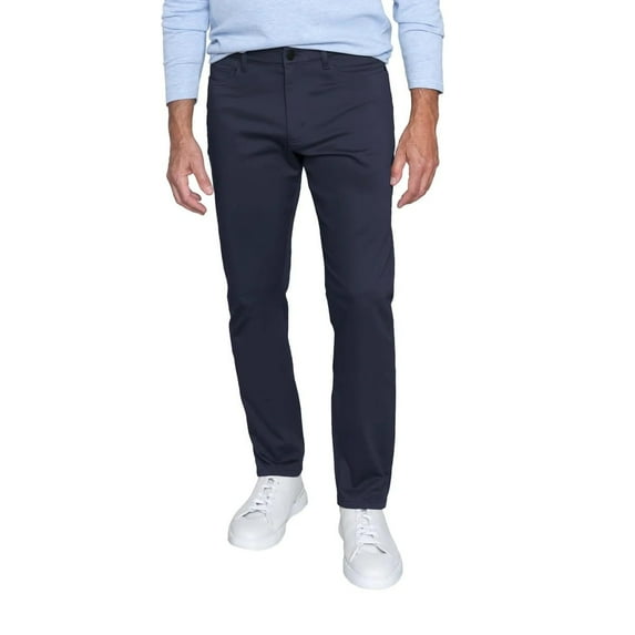 English Laundry Men�s 4 Way Stretch Fabric Straight Fit Midweight Pant (Blue, 30W x 29L)