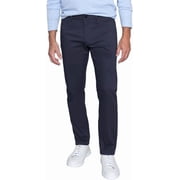 English Laundry Men s 4 Way Stretch Fabric Straight Fit Midweight Pant Blue, 32W x 34L