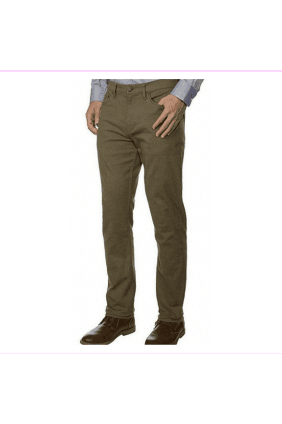 Men's Arrogant Stretch Straight Leg Pants, Walnut Brown, 38 x 30