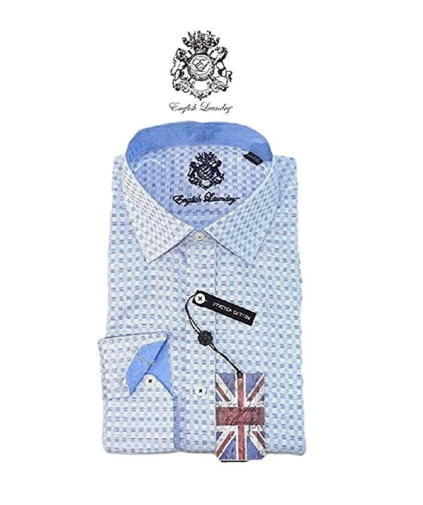 English Laundry Men's Dress Shirt Stretch Cotton 18 32/33