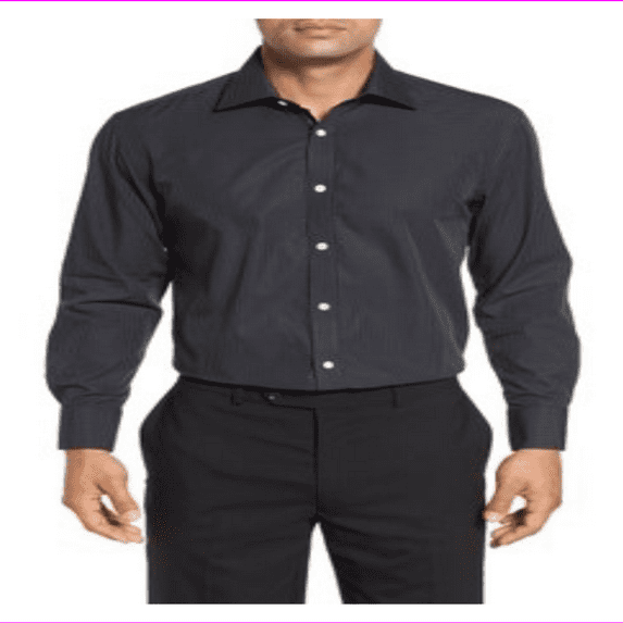 English Laundry Mens Cotton Long Sleeve Stretch Shirt;M/15-15.5/32-33