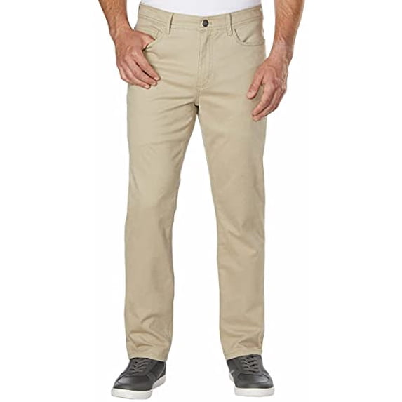 English Laundry Mens Twill 5 Pocket Pant (Birch, 34W x 32L)