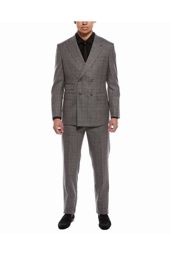 mens  2pc Wool-Blend Suit, R40/33, Grey
