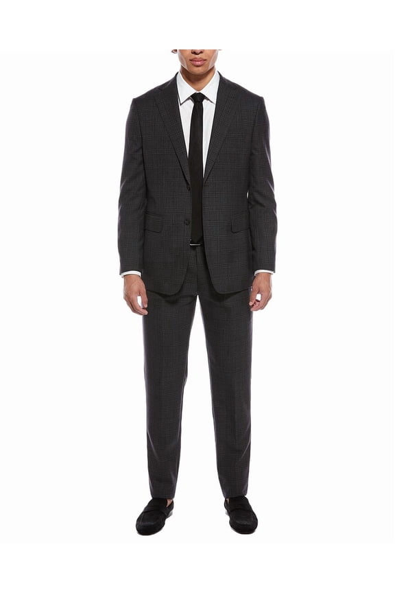 mens  2pc Wool-Blend Suit, R40/33, Grey